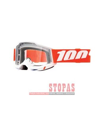 100% Akiniai Orange| White