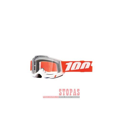 100% Akiniai Orange| White