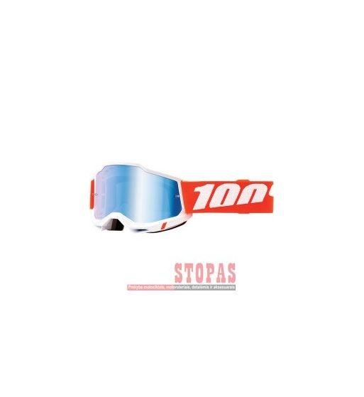 100% Akiniai Orange| White