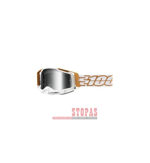 100% Akiniai Gold| White