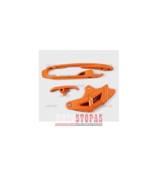 UFO CHAIN GUIDE & SLIDER KIT KTM SX/SX-F ORANGE