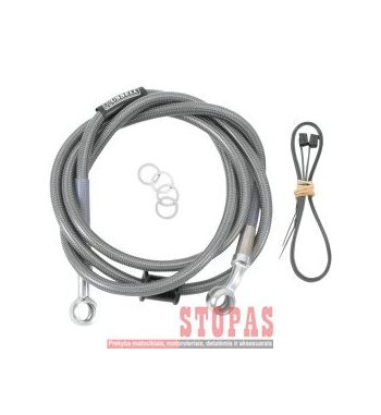 RUSSELL Cycleflex Stainless Steel Front Brake Line Silver KAWASAKI