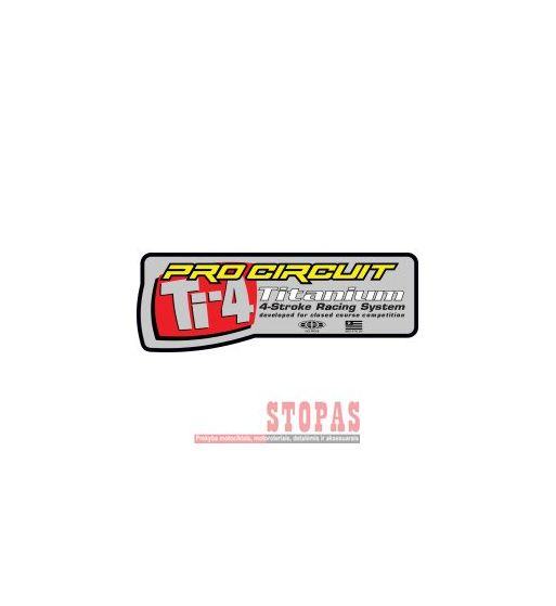 PRO CIRCUIT Lipdukas Exhaust Decal