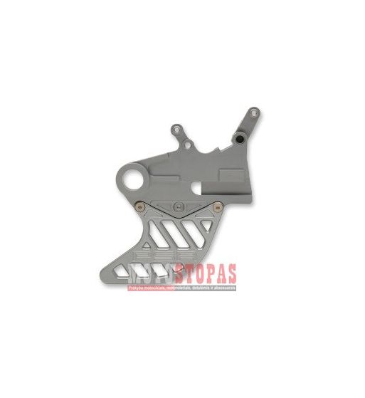 POWERSTANDS RACING GUARD REAR DISC ALUMINUM ANODIZED GUN METAL HONDA
