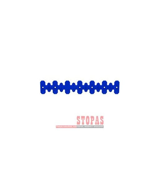 POLISPORT ARMADILLO HEAD PIPE GUARD LONG BLUE