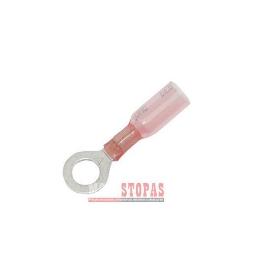 NAMZ RING TERMINAL Ø 0.25" 18-22 GAUGE (0,6-1MM) W/ HEAT SHRINK 25 PK