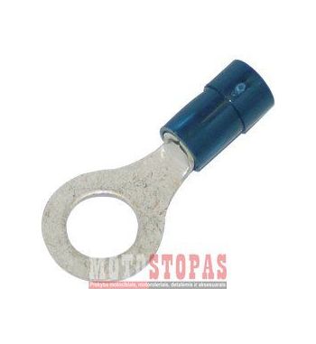 NAMZ RING TERMINAL Ø 0.25" 14-16 GAUGE (1,3-1,6MM) BLUE 25 PK
