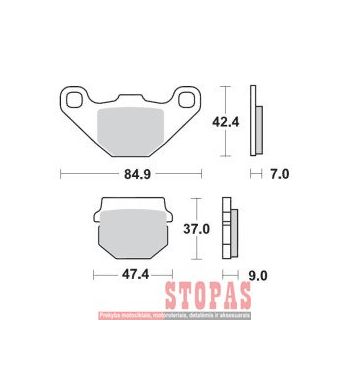 MOTO-MASTER STABDŽIŲ KALADĖLĖS SUZUKI/KAWASAKI/DERBI
