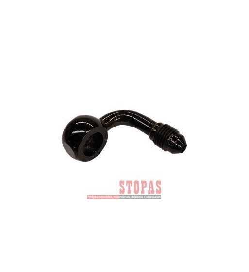 MAGNUM Antgalis FITTING CUSTOM REPLACEMENT AN3 90°/10mm BLACK PEARL