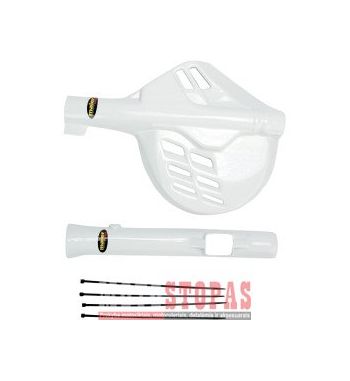 MAIER FORK/DISC GUARD CR/XR WHT