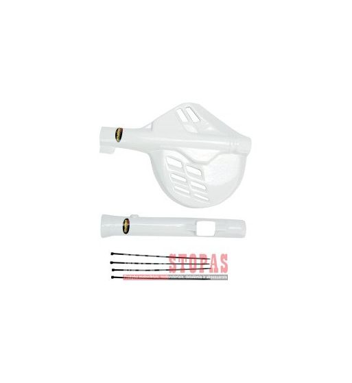 MAIER FORK/DISC GUARD CR/XR WHT