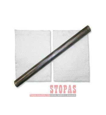 LA CHOPPERS 1.5" OUTER DIAMETER BY 24" LONG STAINLESS STEEL BAFFLE WITH PACKING UNIVERSAL
