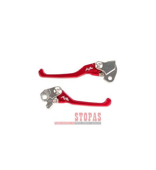 KITE SET BRAKE CLUTCH LEVER RED SUZUKI