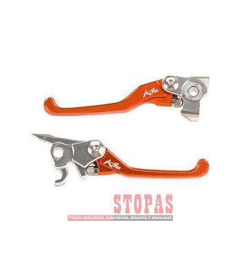 KITE SET BRAKE CLUTCH LEVER ORANGE KTM/SHERCO