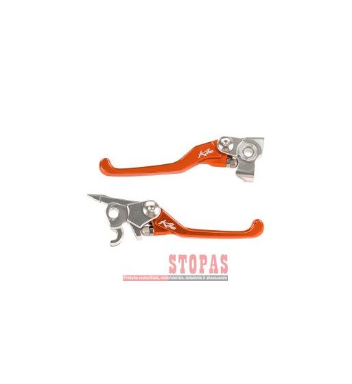 KITE SET BRAKE CLUTCH LEVER ORANGE KTM/SHERCO