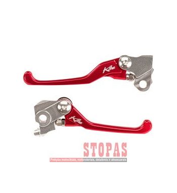 KITE SET BRAKE CLUTCH LEVER RED HONDA