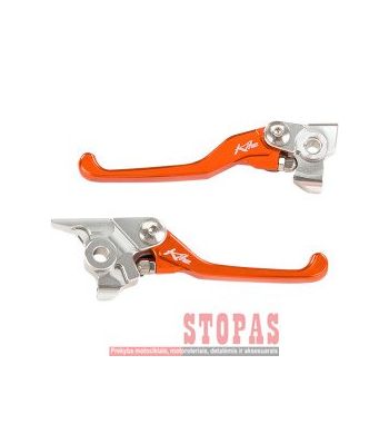 KITE SET BRAKE CLUTCH LEVER ORANGE SHERCO/KTM