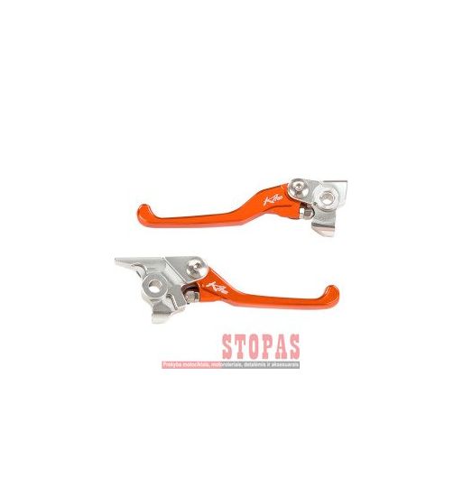 KITE SET BRAKE CLUTCH LEVER ORANGE SHERCO/KTM