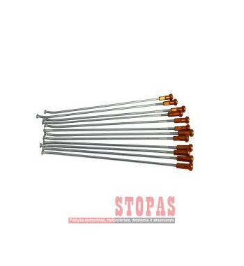 KITE STIPINŲ KOMPLEKTAS 18" Rear Alumium Silver|Orange
