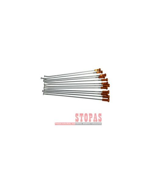 KITE STIPINŲ KOMPLEKTAS 18" Rear Alumium Silver|Orange