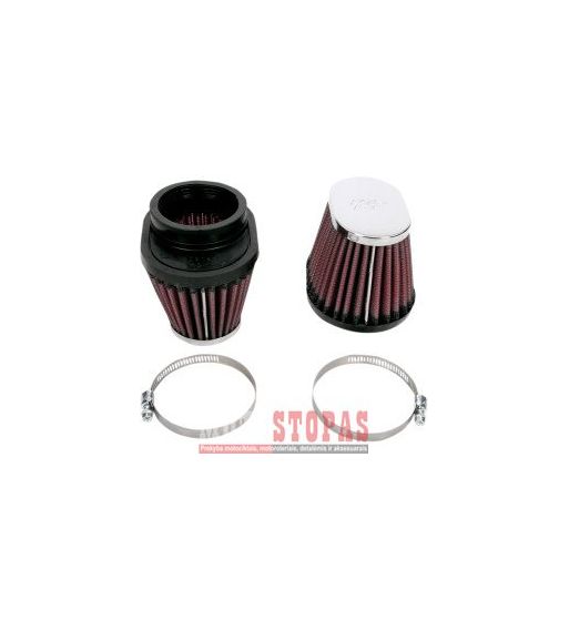K & N UNIVERSAL FILTER SET (2) OVAL TAPERED