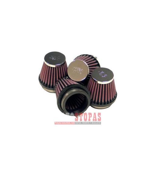 K & N UNIVERSAL AIR FILTER ROUND TAPERED 54MM (SET OF 4 FILTERS)