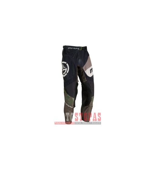 MOOSE RACING SOFT-GOODS Kelnės Black/Green - 30