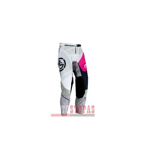 MOOSE RACING SOFT-GOODS Kelnės Navy/White/Magenta - 32