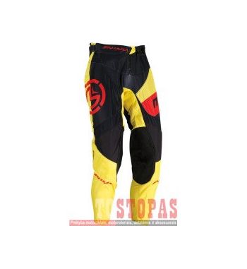 MOOSE RACING SOFT-GOODS Kelnės Black/Orange/Red - 32