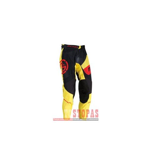 MOOSE RACING SOFT-GOODS Kelnės Black/Orange/Red - 32