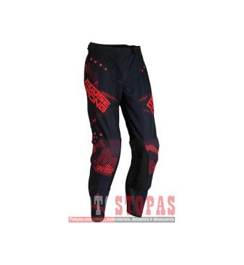 MOOSE RACING SOFT-GOODS Kelnės Red/Black - 28