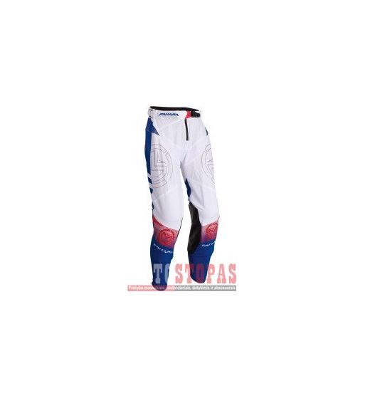 MOOSE RACING SOFT-GOODS Kelnės Red/White/Blue - 38