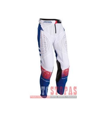 MOOSE RACING SOFT-GOODS Kelnės Red/White/Blue - 32
