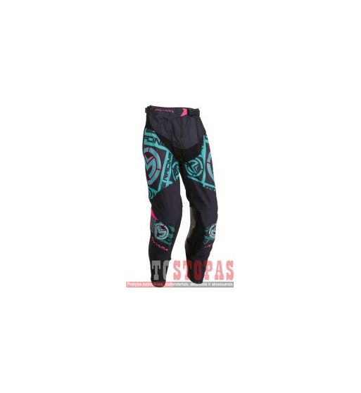 MOOSE RACING SOFT-GOODS Kelnės Teal/Pink - 28