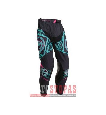 MOOSE RACING SOFT-GOODS Kelnės Teal/Pink - 40
