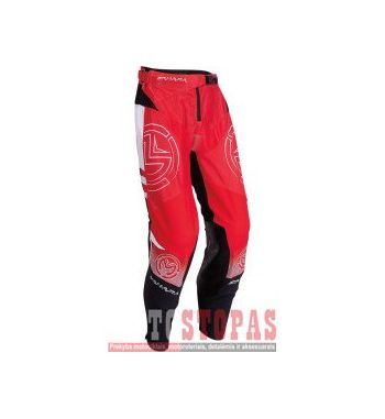 MOOSE RACING SOFT-GOODS Kelnės Red/Black - 42