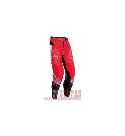 MOOSE RACING SOFT-GOODS Kelnės Red/Black - 36