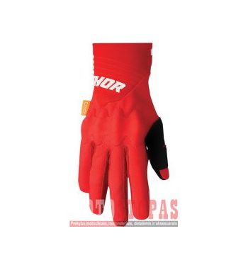 THOR Pirštinės RED/WH 2X