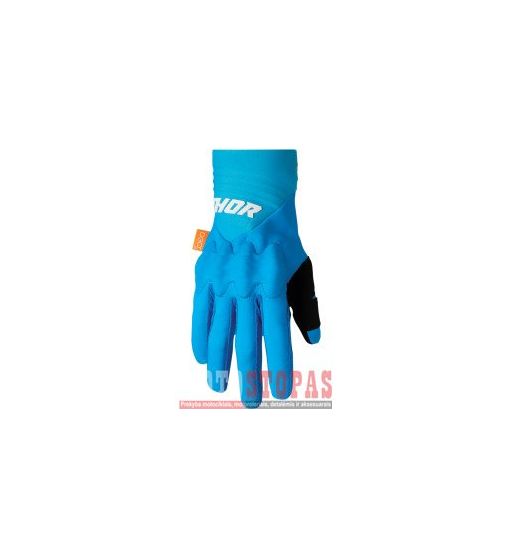 THOR Pirštinės  BLUE/WH XS