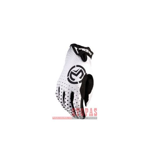 MOOSE RACING SOFT-GOODS Pirštinės  WH/BK MD