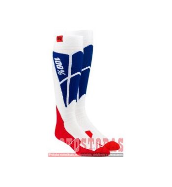100% Kojinės WHT/BL S/M