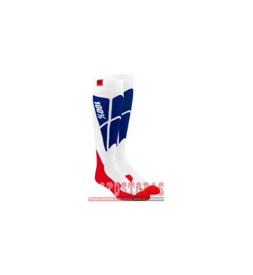 100% Kojinės WHT/BL S/M
