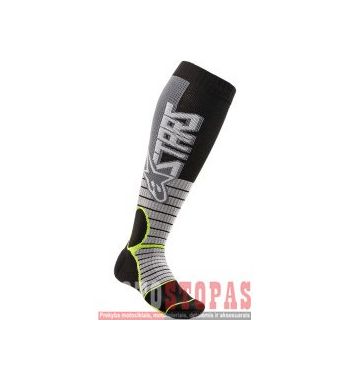 ALPINESTARS(MX) Kojinės GRY/YEL M