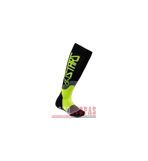 ALPINESTARS(MX) Kojinės BK/YL M/L