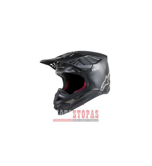 ALPINESTARS (MX) Šalmas Juoda| Baltas