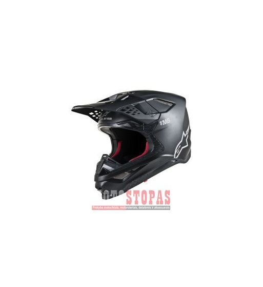 ALPINESTARS(MX) Šalmas Black| Matte| White