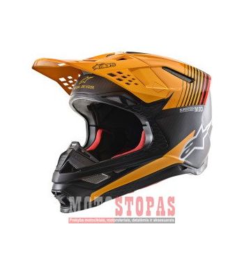 ALPINESTARS(MX) Šalmas Black| Orange