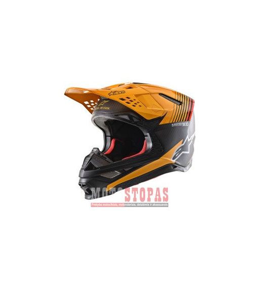 ALPINESTARS(MX) Šalmas BK/OR S