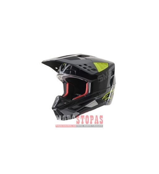 ALPINESTARS(MX) Šalmas G/Y/G L 