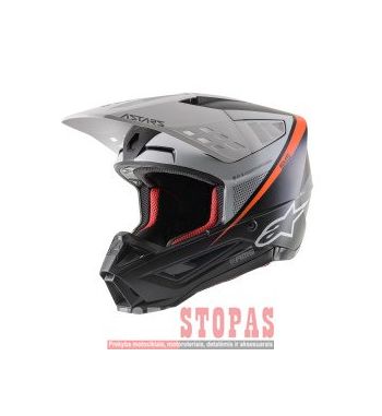 ALPINESTARS(MX) Šalmas B/W/O XS 